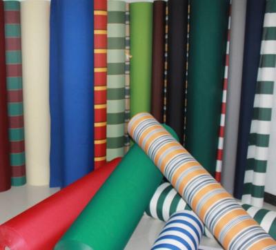 China Prueba ULTRAVIOLETA de la tela al aire libre impermeable de acrílico del toldo de la anchura el 1.5m el 1.8m 3M en venta