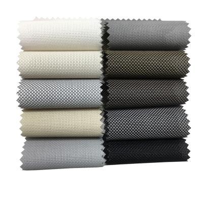 China 0.75mm Vlakke Vouwen Roman Shades Sunscreen Blind Fabric 36x36 voor Woonkamergordijnen Te koop