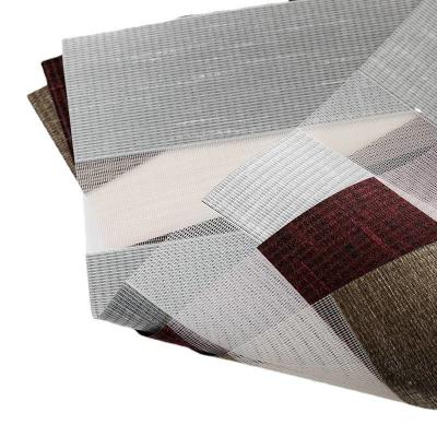 Chine Tissu 100% respirable d'abat-jour de rouleau de zèbre de polyester de tissu de zèbre de protection solaire de lumière de double couche à vendre