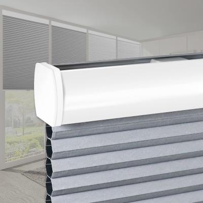 China Day And Night Cordless Bottom Up Honeycomb Blinds Automatic Cellular Shades for sale
