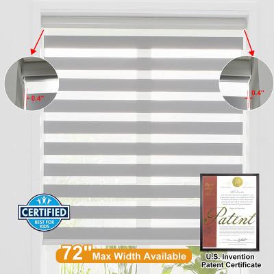 China Day And Night Zebra Roller Blinds Light Filtering Shades Zebra Window Blinds for sale
