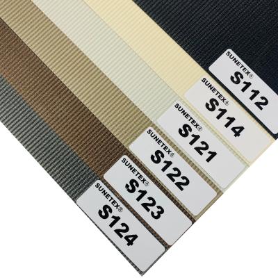 China Office Window Polyester Roller Blinds Curtain Zebra Fabric Electric Summer Shades for sale