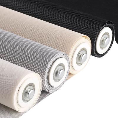 China Fabric Catalogue Book Of Indoor 5% Openness 2*2 Mesh Sunscreen Blinds Fabric for sale
