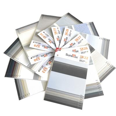 China 100% Polyester Zebra Blind Fabric Roll 50 M/Roll For Roll Up Curtain zu verkaufen