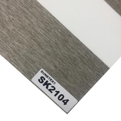 China Wholesale 3M Width 100% Polyester Roller Day And Night Roller Blinds Fabrics For Window for sale