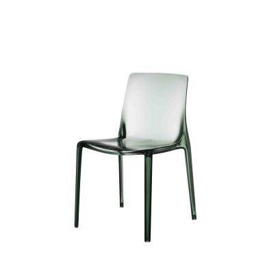 China Plastic Coloured Acrylic Chairs Modern Style For Home Office for sale