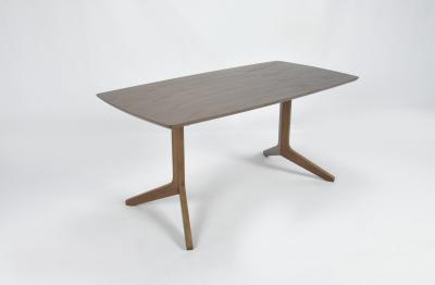 China ODM mesa de comedor de madera nórdica mesa de comedor de base de madera rectangular en venta