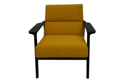 China Luxury Modern Metal Frame Armchair Leather Velvet Living Room Accent Chairs for sale