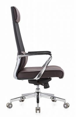 China PU Leather Computer Desk Chair Ergonomic Executive Revolving Chair for sale