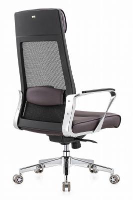 China Black High Back Mesh Swivel Office Chair With Adjustable Height Tilt for sale