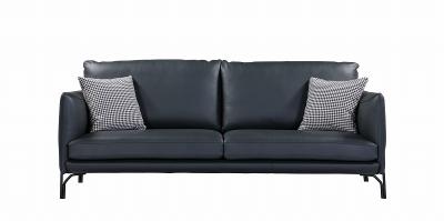 China Moderne Wohnsofa aus Baumwollgewebe 3 Sitzplätze Sofa mit Holzarmlehne zu verkaufen
