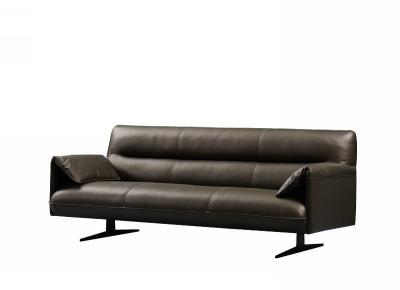 China Klassiek ontwerp half lederen sofa schuim nep lederen modulaire sofa Te koop