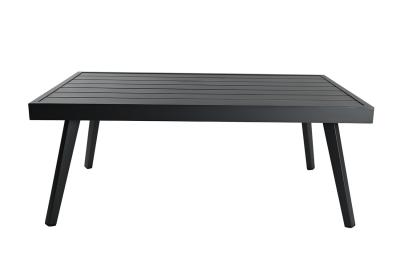 Chine Table de salle à manger à base métallique à cadre solide Table à manger en acier inoxydable à vendre