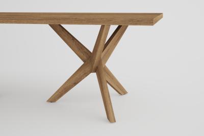 Китай Компактный металлический стол для столовой, устойчивый к ржавчине, 8 местные столы продается