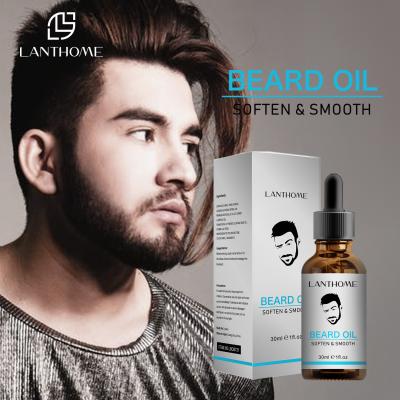China Home Salon Beard Grooming Products Organic Soften Smooth Beard Growth Oil for sale