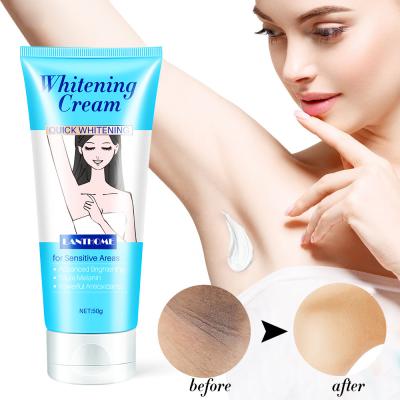 China MSDS Instant Bleaching Cream For Skin Underarm Lightening Legs Knees Armpit Private Part for sale