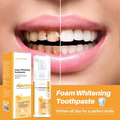 China Fruit Smell Tooth Cleaning Mousse Bleaching Remove Stains For Daily Dental Care for sale
