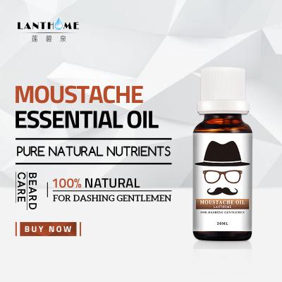 China 20ml Beard Grooming Products Apricot Grape Seed Organic Moustache Essential Oil for sale