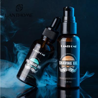 China Lanthome Beard Grooming Products Pre Shave Oil Lubricating for sale