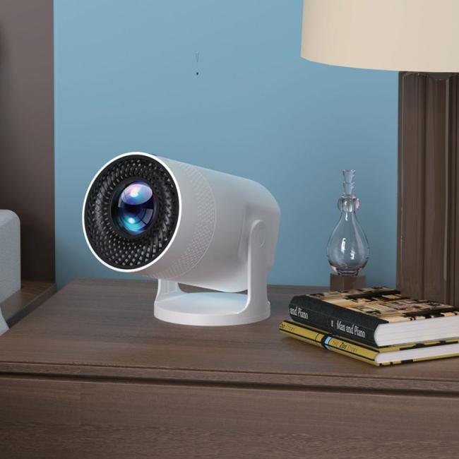Android System Projector, Built-in Apps for Streaming Movies Hy400