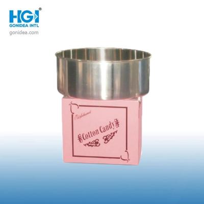 China Lovely Pink Commercial Cotton Candy Machine Gas DIY Stainless Steel Te koop