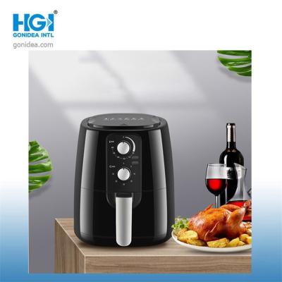 China Non Stick 1500W Manual 5.5L Air Fryer For Home Use for sale