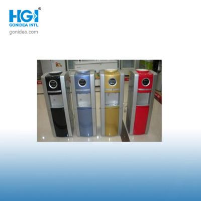 中国 Vertical Tap Hot Cold Water Dispenser Stainless Steel With Storage Cabinet 販売のため