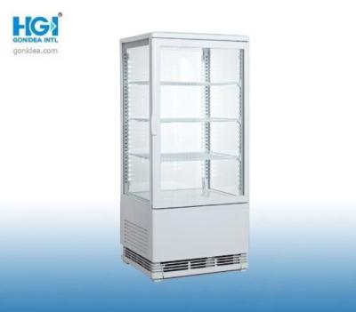 China Supermarket Cake Showcase Fridge Glass Door With Lock Frost Free for sale