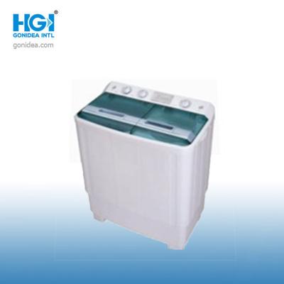 China High Speed Wash And Spin White Top Load Washer Semi Automatic Te koop