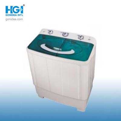China 220V Top Load Semi Automatic Washing Machine 7KG White Color for sale