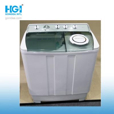 China High Speed Twin Tub Semi Auto Washing Machine With Spin 9KG à venda