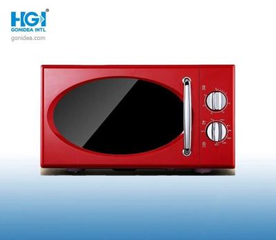 China Red Digital Timer Control 20L Microwave Oven Stainless Steel for sale