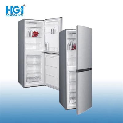 China Puerta doble ningún congelador de Frost abajo del refrigerador con el dispensador del agua en venta