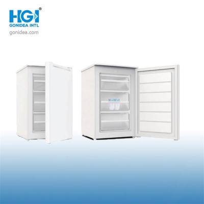 China Defrost White Color Table Top Mini Freezer With Drawers for sale