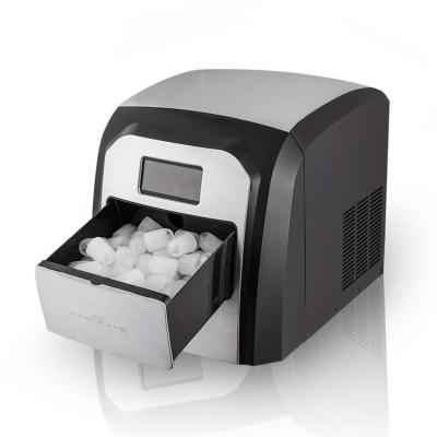 China LCD Touch Portable Black Countertop Mini Ice Maker Stainless Steel Body en venta