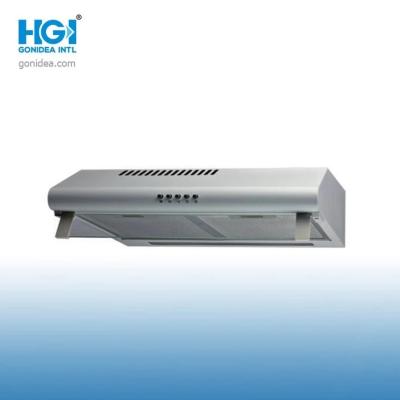 China Cooking Appliances Silver Slim Recirculating Range Hood Stainless Steel for sale