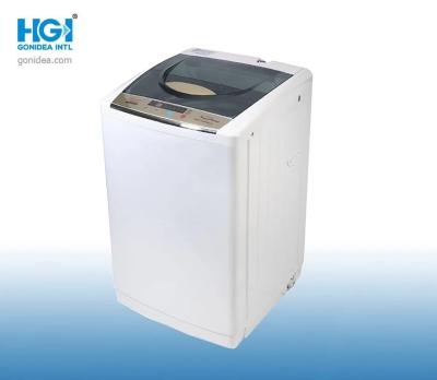 China Fully Automatic Plastic Door White Washing Machine 7KG Top Loading à venda