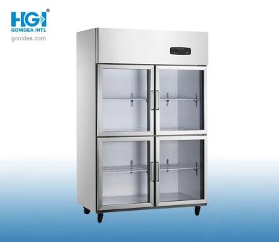 中国 Commercial Frost Free Refrigerator Low Noise 4 Doors Kitchen Refrigerator 販売のため