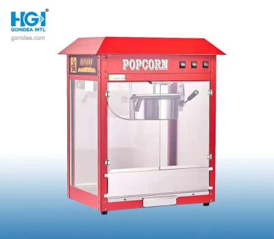 China Double Boiler Vertical Automatic Commercial Popcorn Maker Machine Stainless Steel for sale