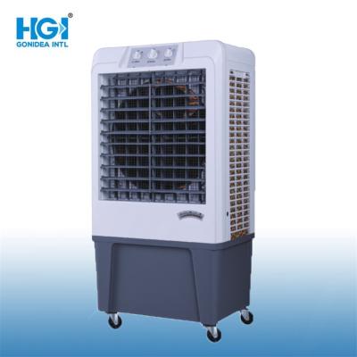 China Mobile Evaporative Air Cooler Indoor Water Cooling Fan With Wheels for sale