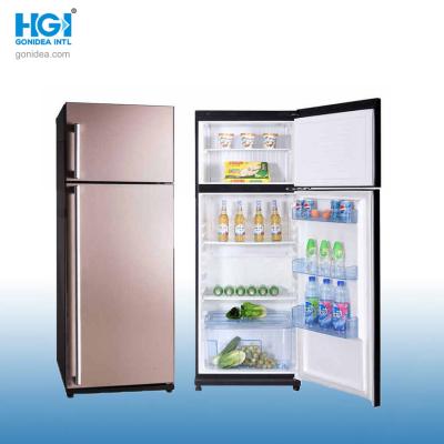 China Bcd-468CZ Porta de vidro duplo superior congelador frigorífico vertical 468L Grande capacidade à venda