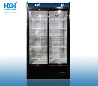 China Puerta deslizante R134a de la bebida de LSC 660y 660L de la exhibición del refrigerador comercial del refrigerador en venta