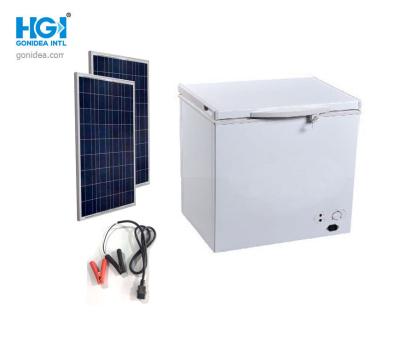 China Sonnenkollektor-Kühlschrank-Gefrierschrank DC12V 24V entfrosten tragbares freies Handbuch CFCs zu verkaufen