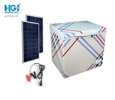 中国 屋外の再充電可能な太陽動力を与えられた小型フリーザー70L 2.5 Cu ftの箱のフリーザー 販売のため