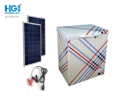 China Environment Friendly Solar Power Freezer 112L AC110V To 240V for sale