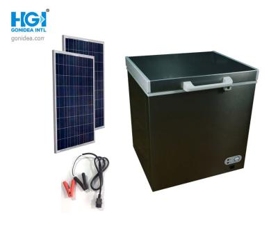 China 5.3 Cu Ft Solar Power Freezer Outdoor Deep Fridge 1C To 10C Large Capacity for sale