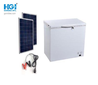 China White DC Powered Thermocool Solar Freezer Top Open 162 Liter 42.5kg for sale
