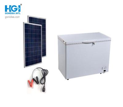 China HGI DC 9.3 Cf Panel Solar Powered Chest Freezer 262 Liter For Outdoor And Home for sale