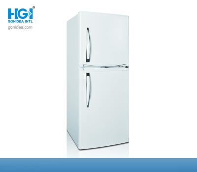 China OEM ODM White Top Freezer Refrigerators Stainless Handles 175 Ltr for sale