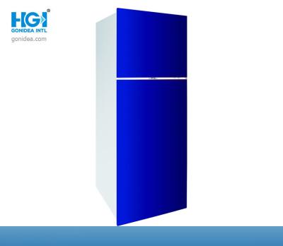 China O manual cúbico do congelador do pé do refrigerador 14,5 frescos diretos da porta dobro de HGI degela à venda